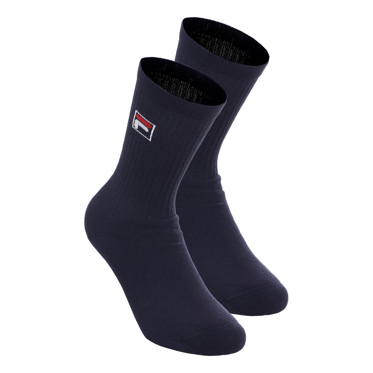 Fila F-Box Crew Sport Tennisstrumpor 2-pack Unisex - mörkblå