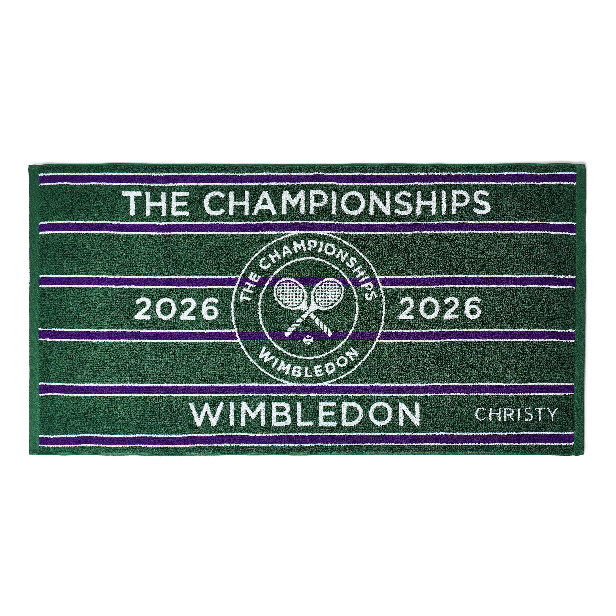 Christy Wimbledon Champ Handduk - grön, lila