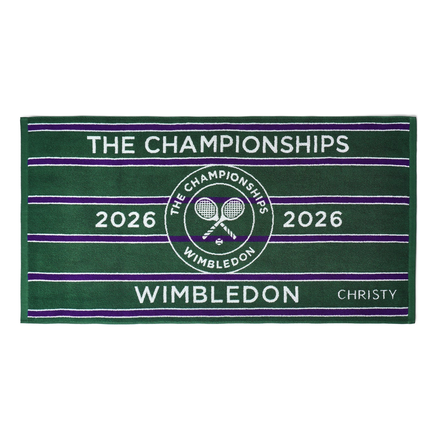 Christy Wimbledon Champ Handduk - grön, lila