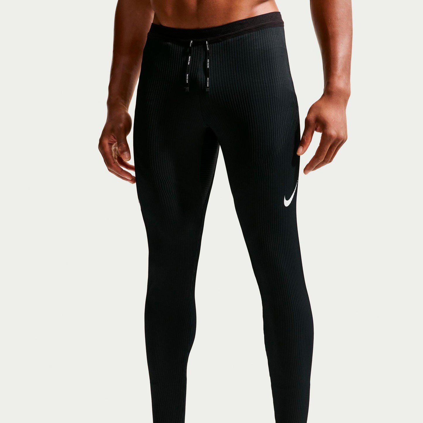 Nike AeroSwift Löpartights Herrar - svart, vit
