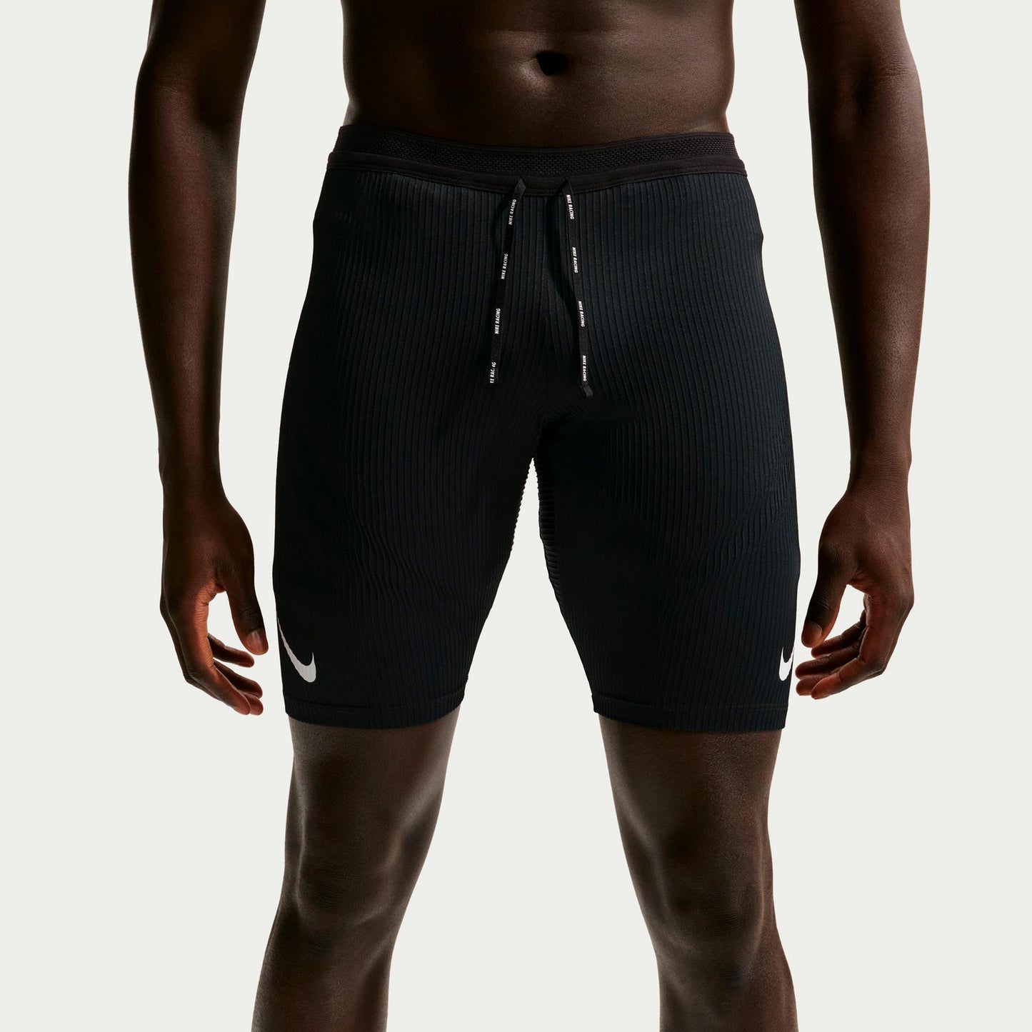 Nike AeroSwift Löpartights Herrar - svart, vit