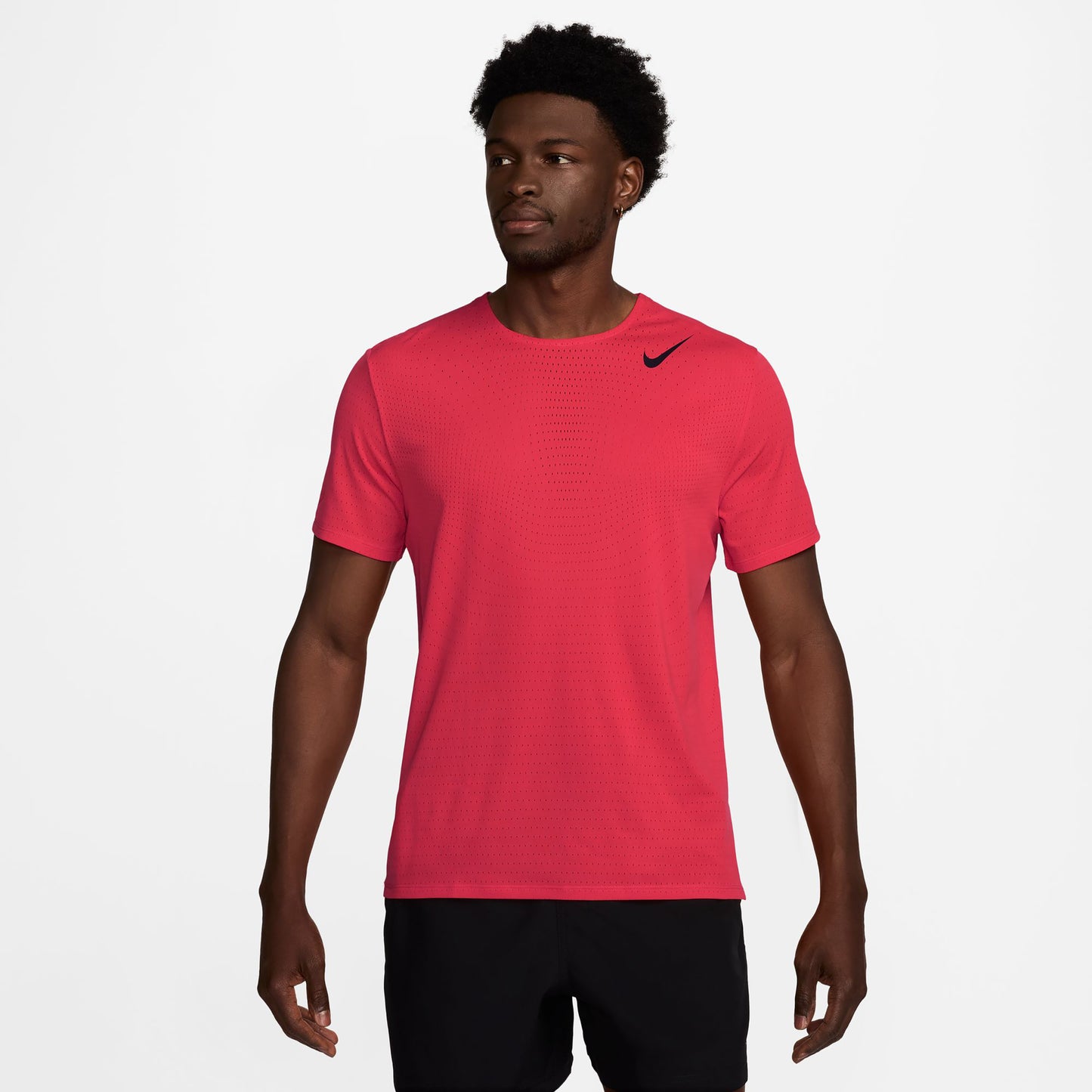 Nike AeroSwift  Löpartröja Herrar - röd, svart
