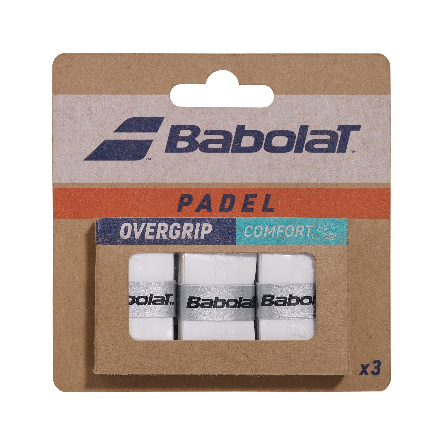 Babolat Comfort Padel X3 Padelöverlinda - vit
