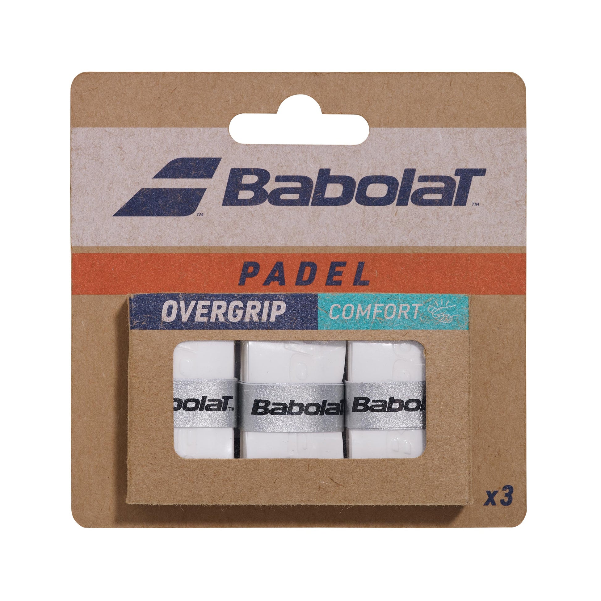 Babolat Comfort Padel X3 Padelöverlinda - vit
