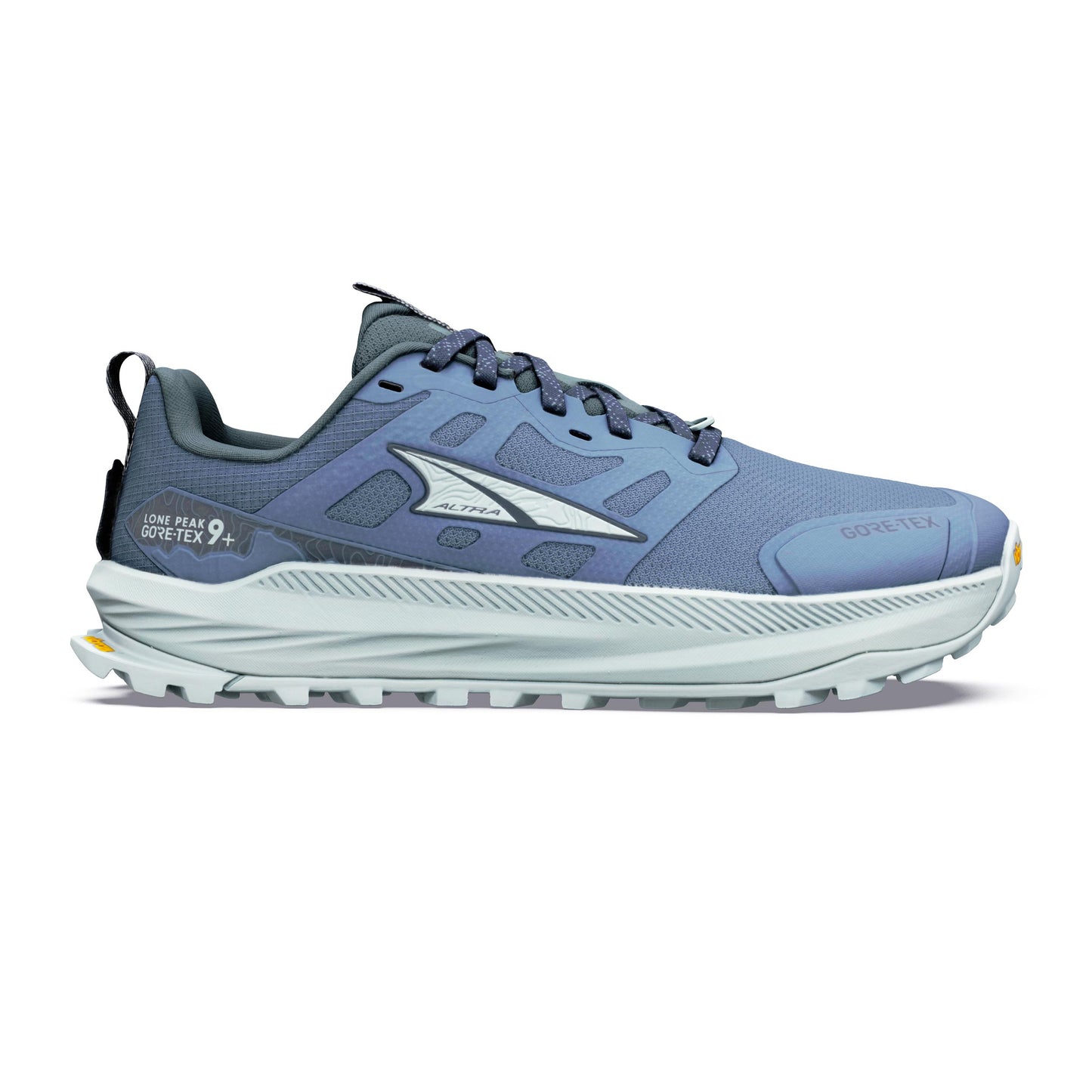 Altra Lone Peak 9+ GTX Terrängsko Damer - blågrå, blå