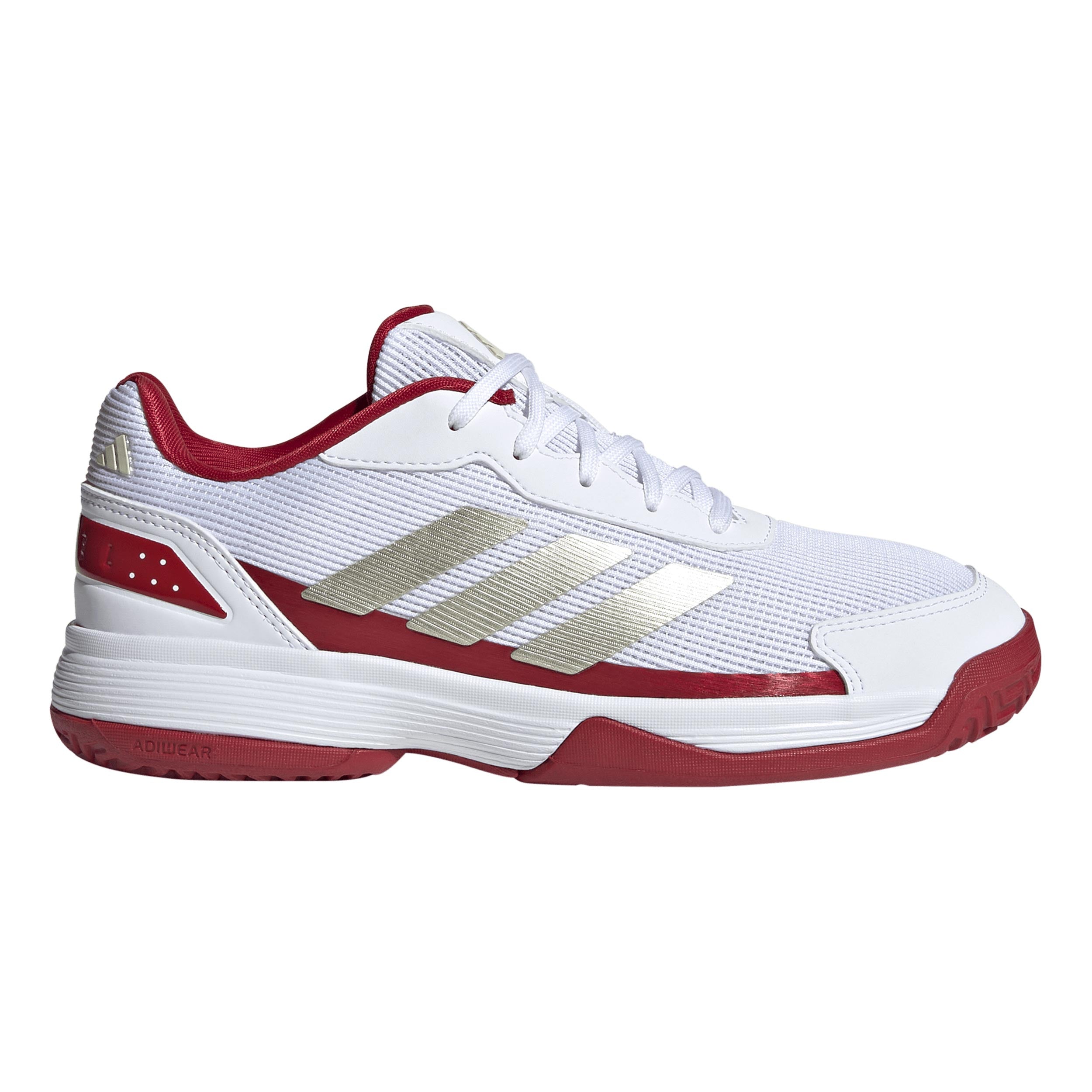 adidas Crazyquick Padelsko Barn - vit, röd