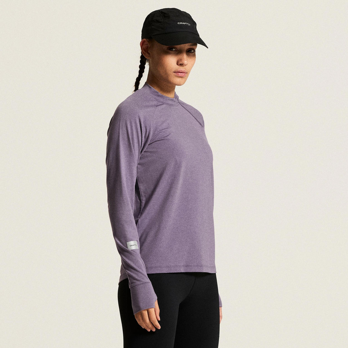 Craft SubZ Zip Löpartröja Damer - mauve