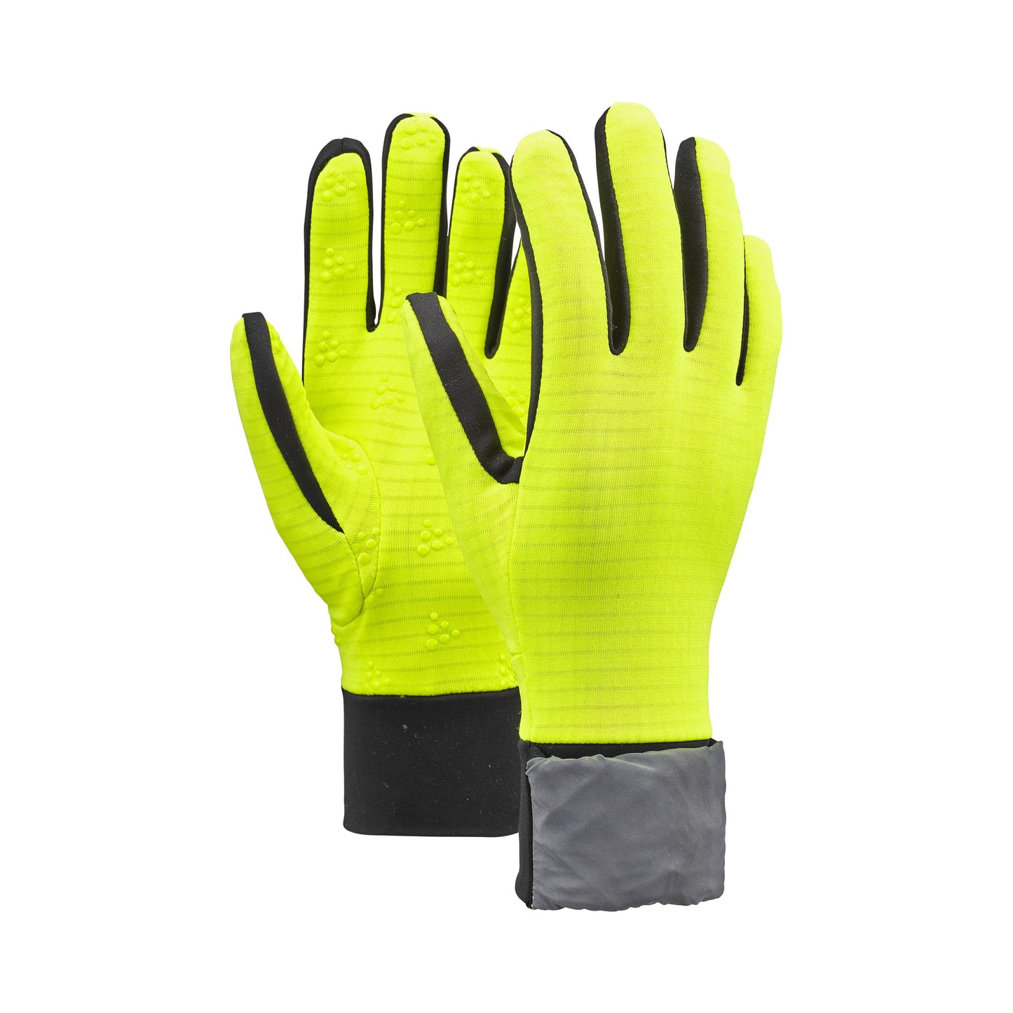 Craft Essence Hybrid Löparhandskar Unisex - neongul, silver