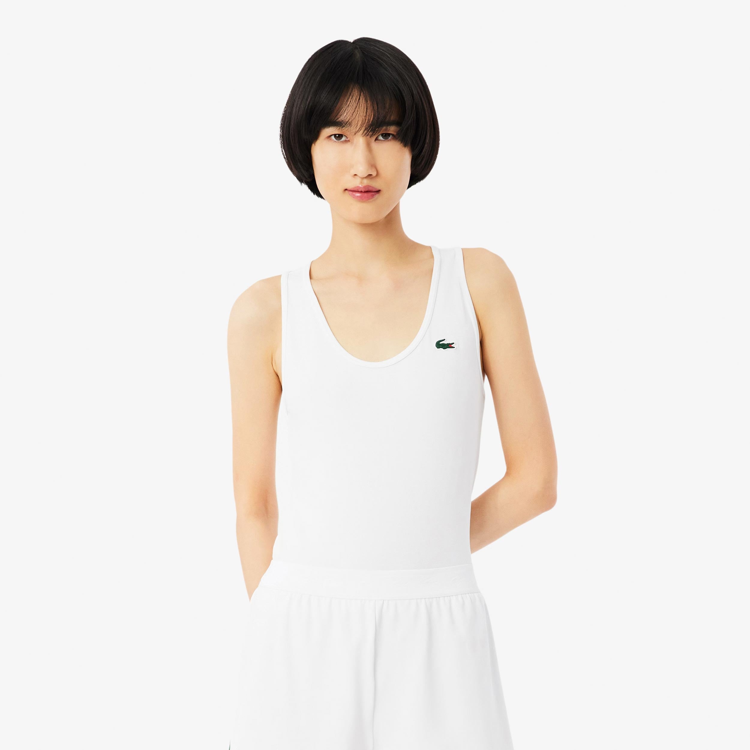 Lacoste Urban Linne Damer - vit