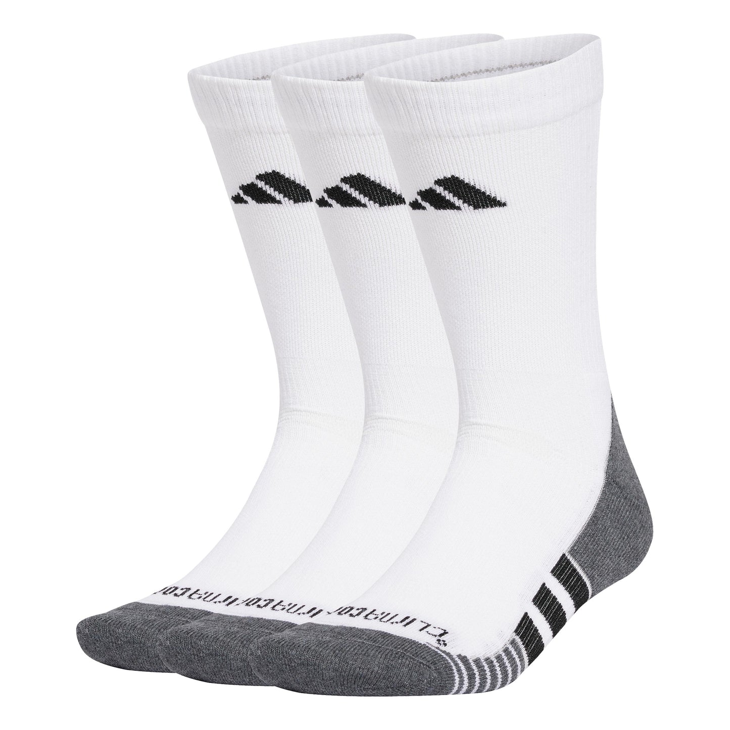 adidas Performance Cushioned Crew Löparsockor Unisex - vit, svart