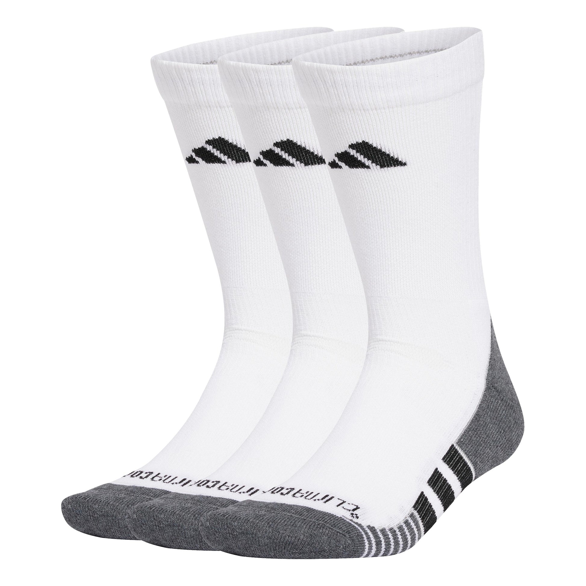 adidas Performance Cushioned Crew Löparsockor Unisex - vit, svart