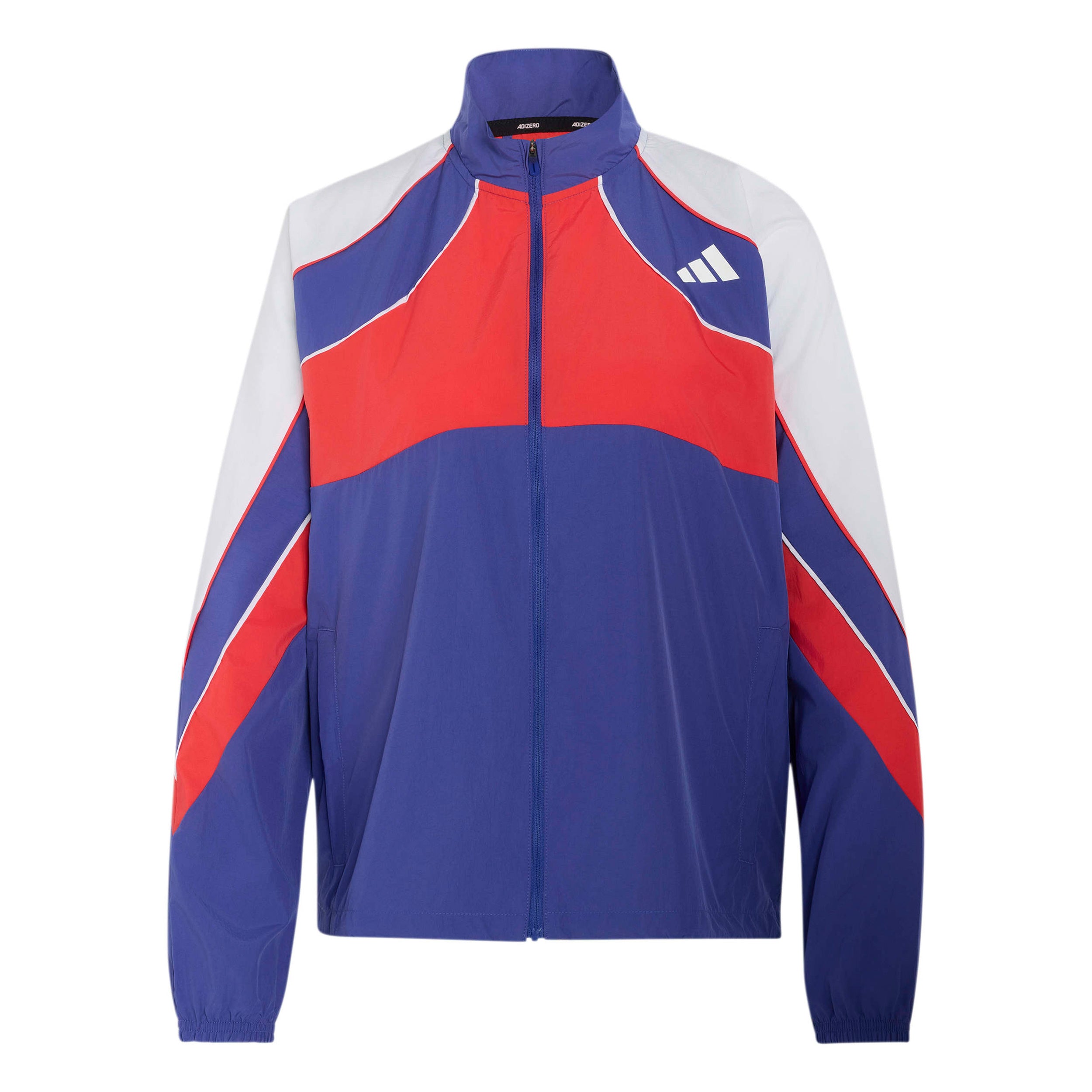 adidas adizero Archive Löparjacka Damer - blå, röd