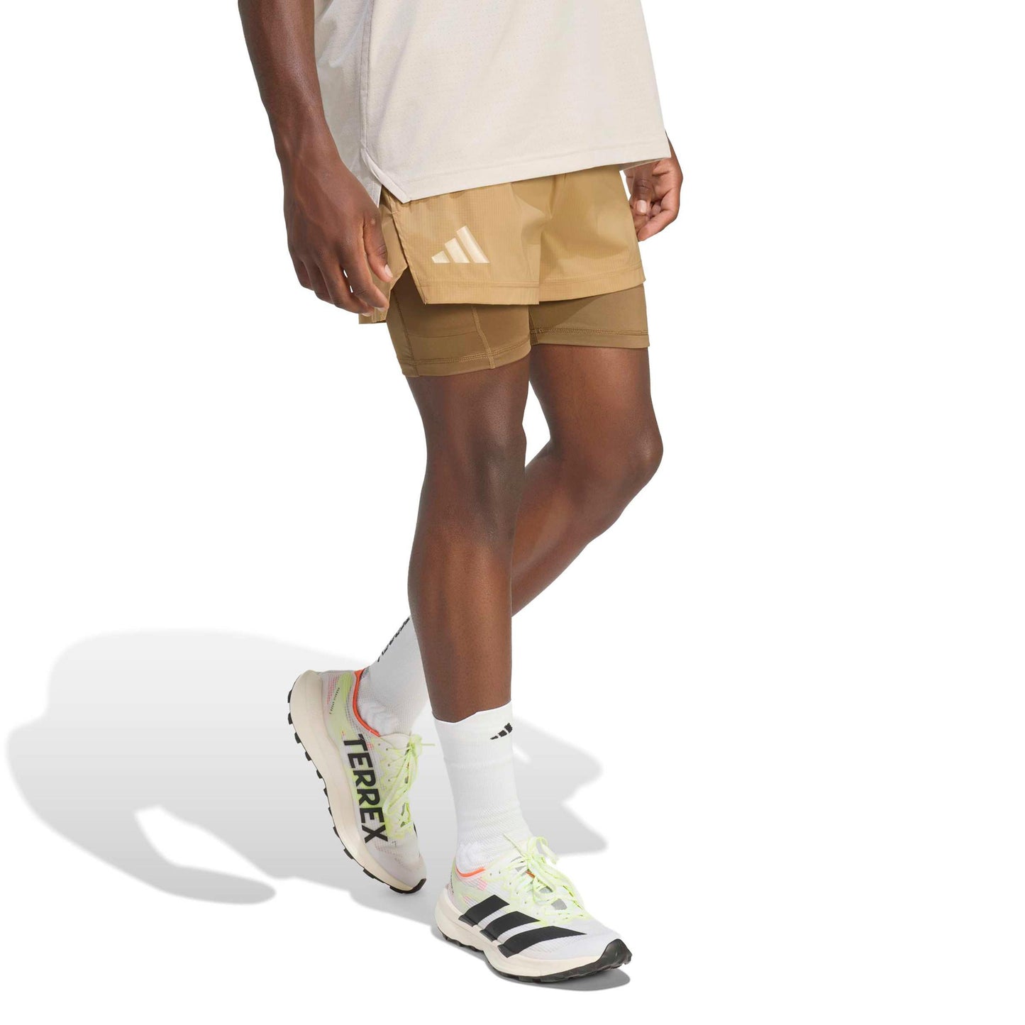 adidas Terrex XPL 2in1 Löparshorts Herrar - karamell