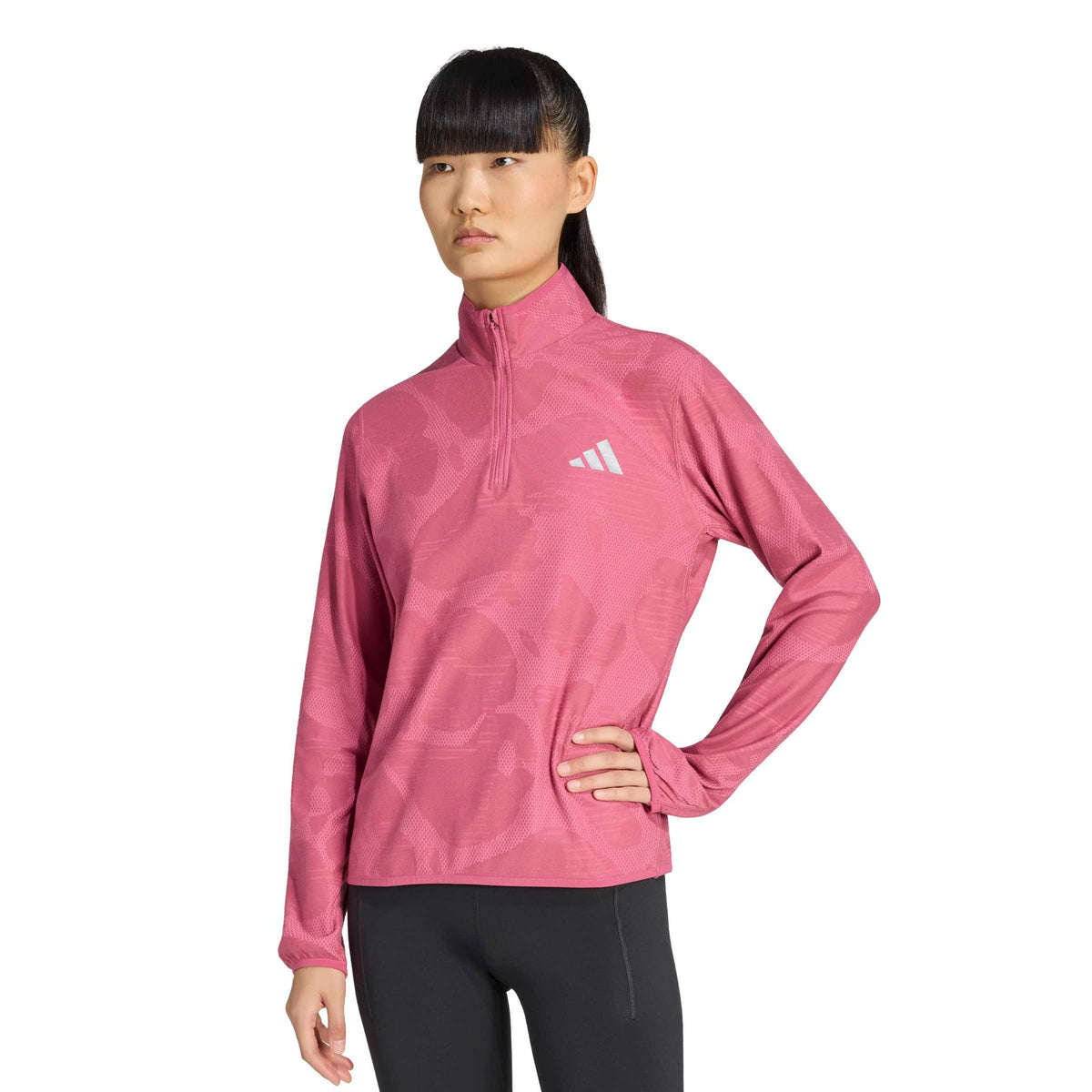adidas adi365 Climawarm+  Löpartröja Damer - rött vin