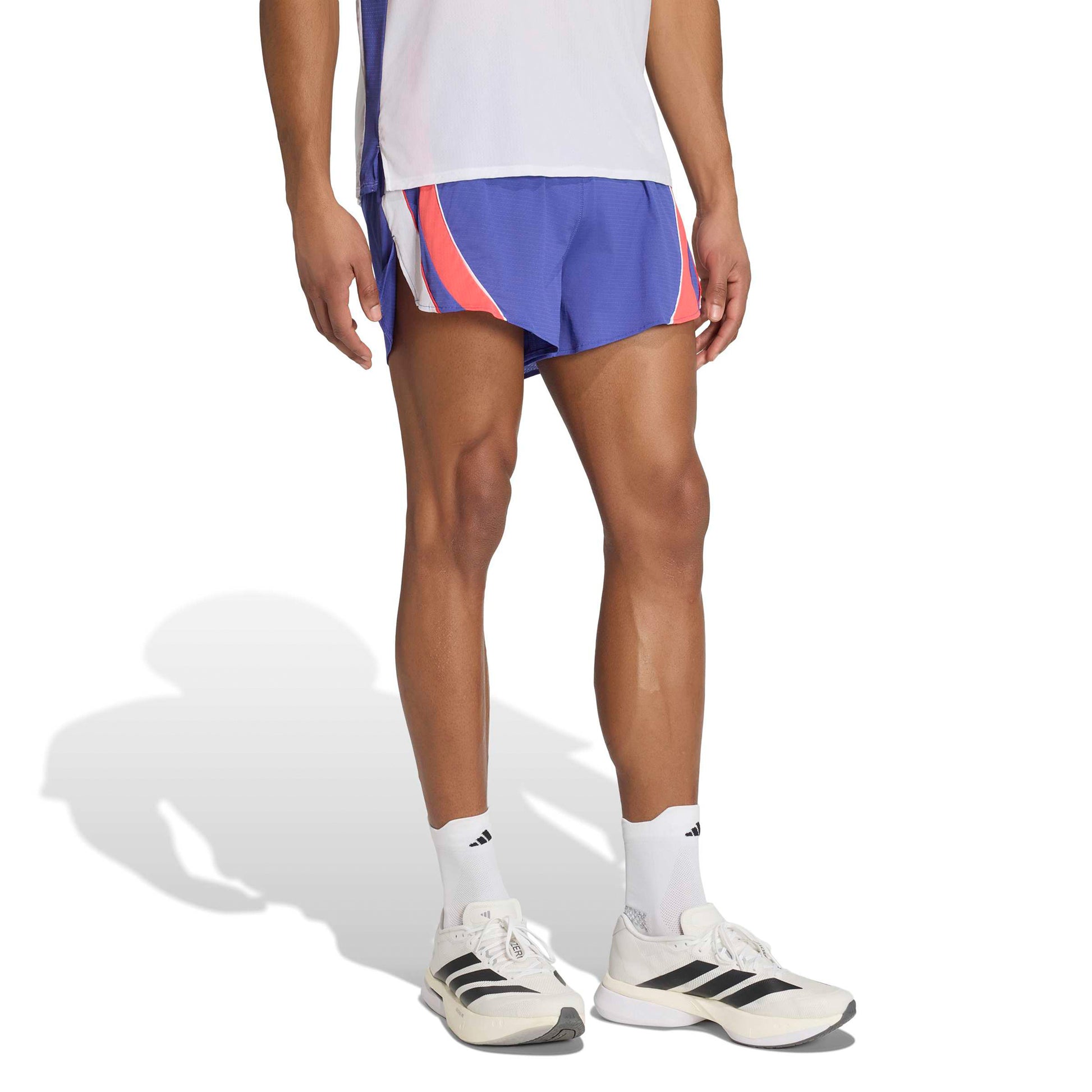 adidas adizero Archive Löparshorts Herrar - blå, röd