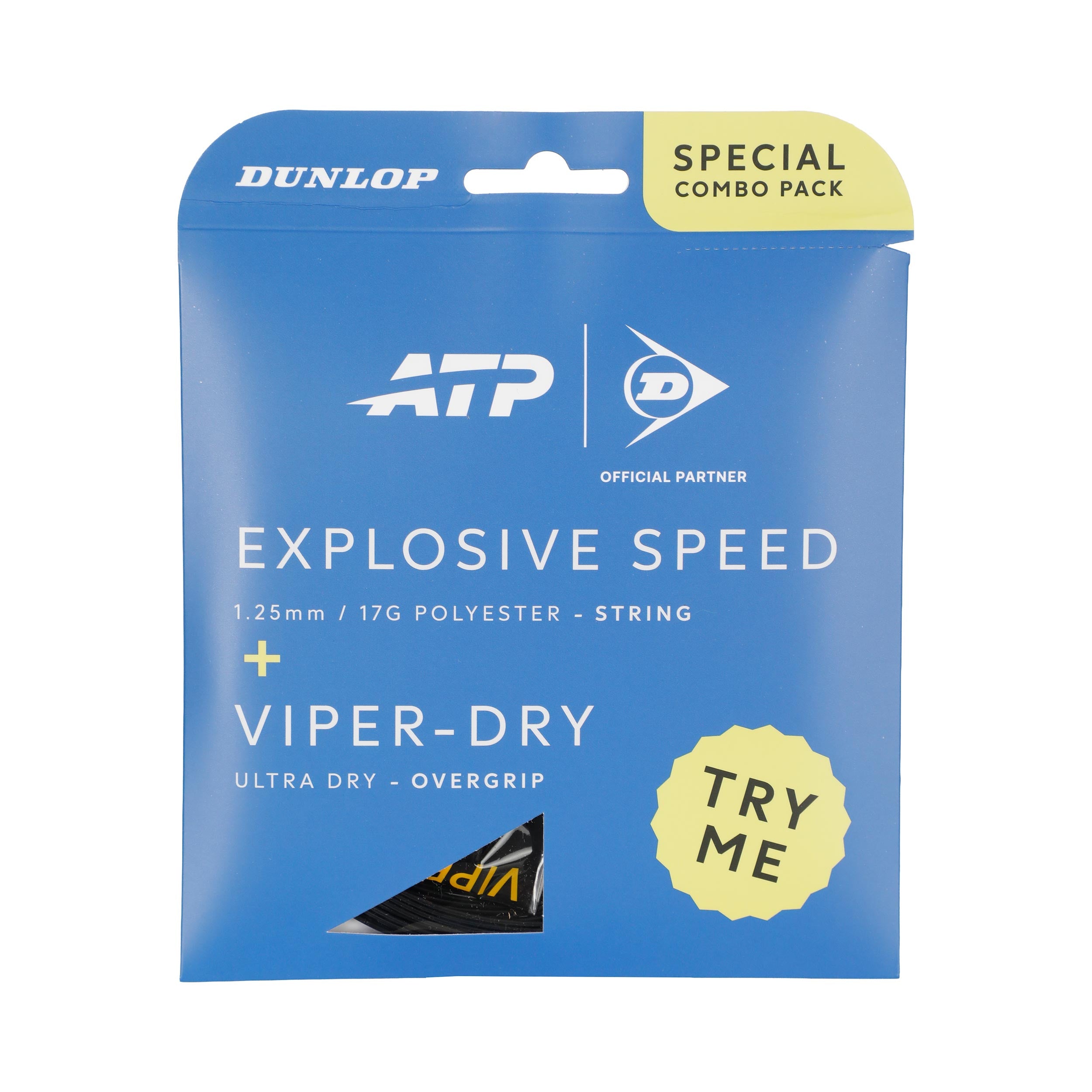 Dunlop Explosive Speed Strängset 12m - svart