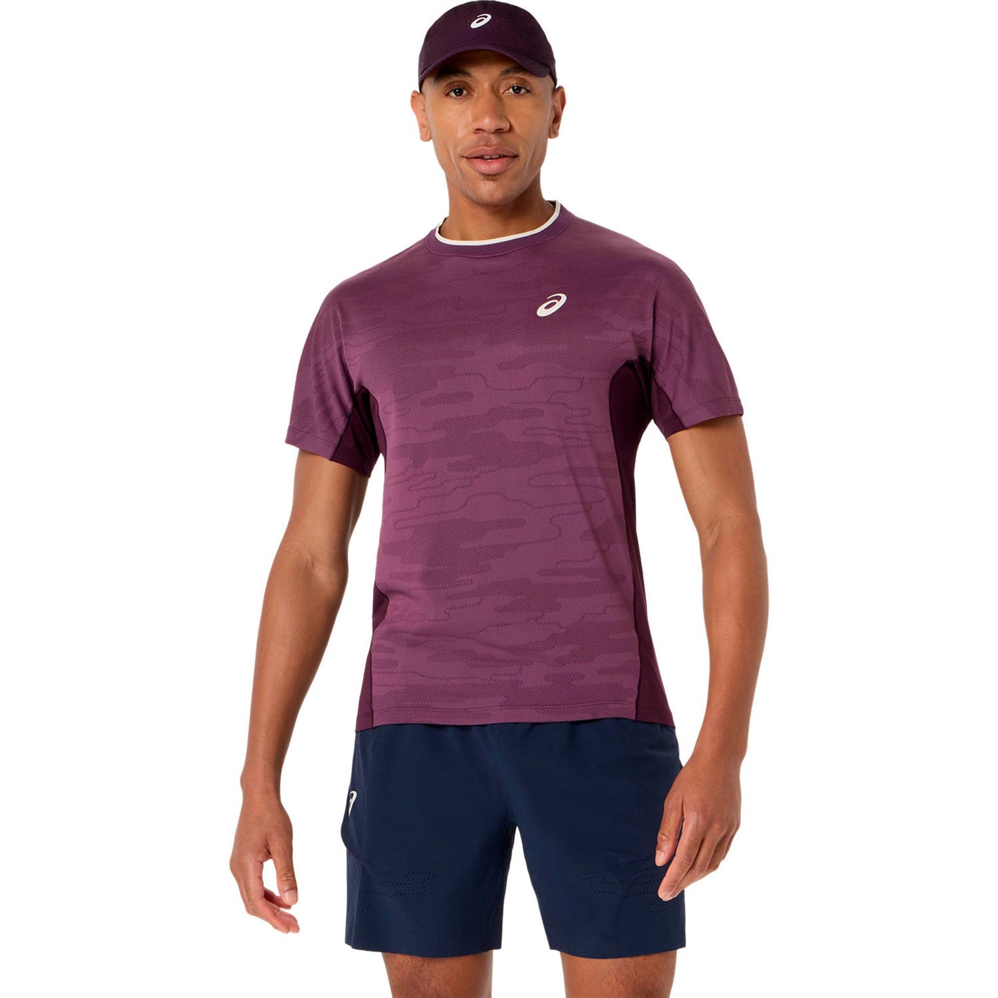 ASICS Match T-shirt Herrar - rött vin