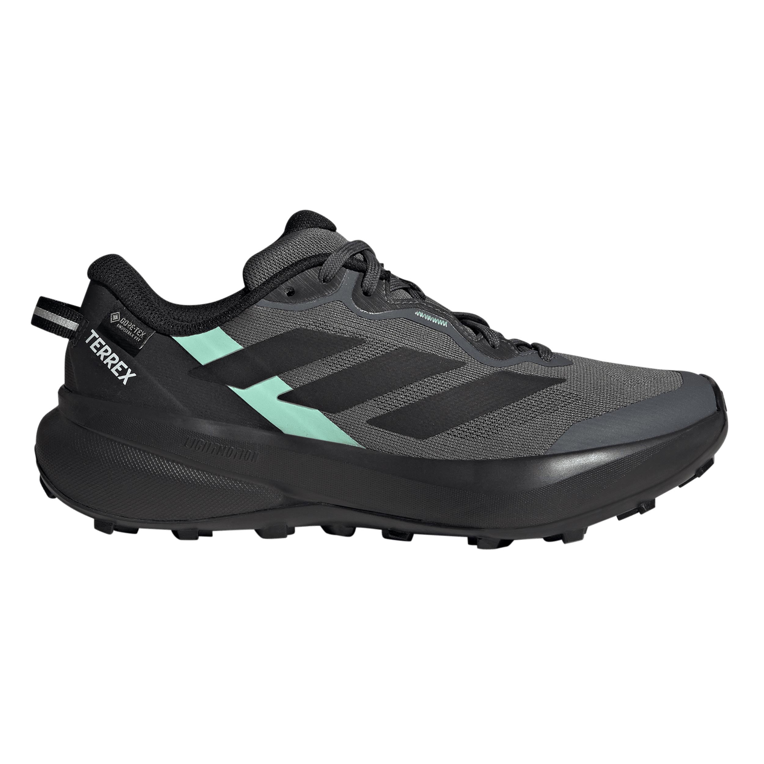 adidas Terrex Tracefinder Plus GTX Terrängsko Damer - mörkgrå, svart