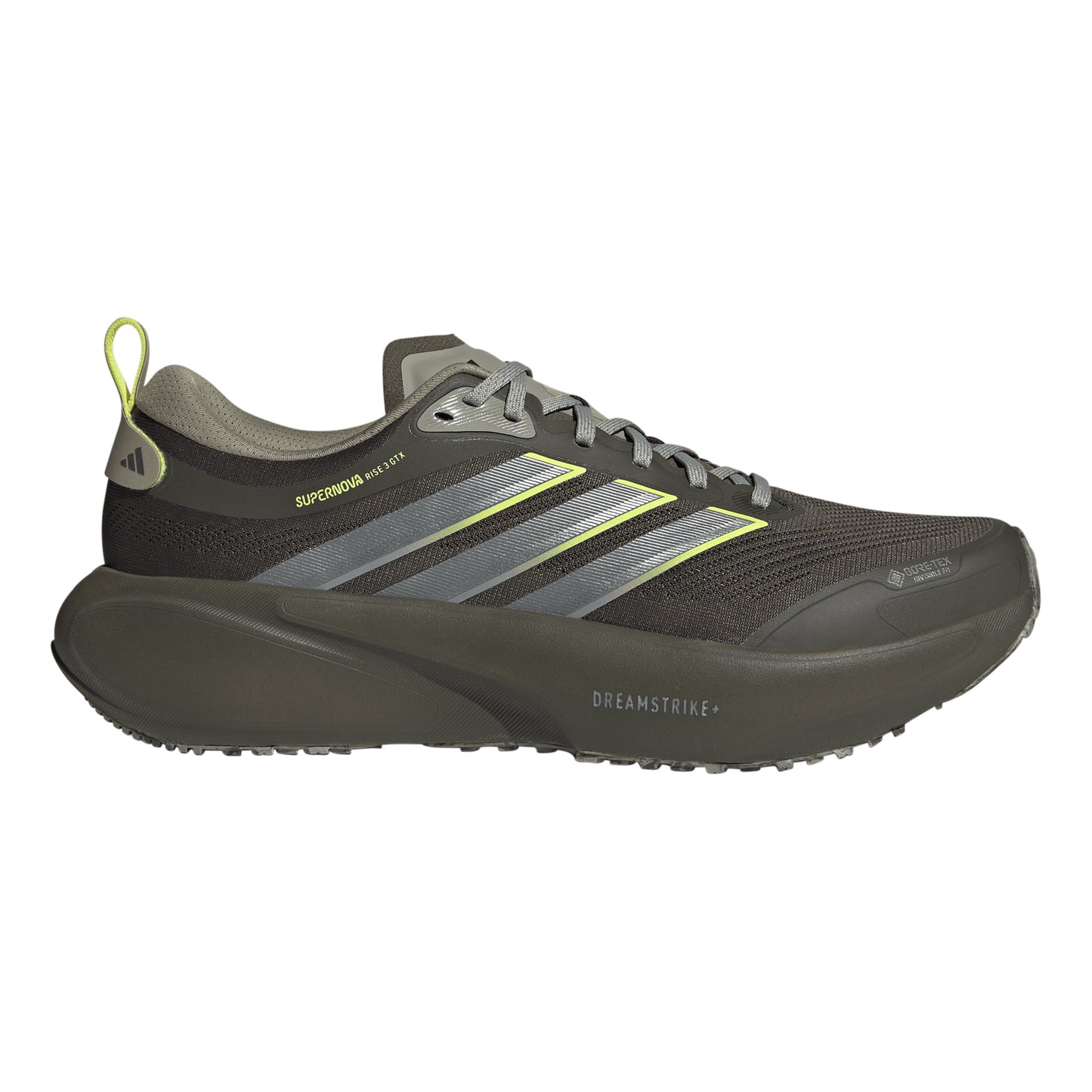 adidas Supernova Rise 3 GTX Neutralsko Herrar - oliv, neongul