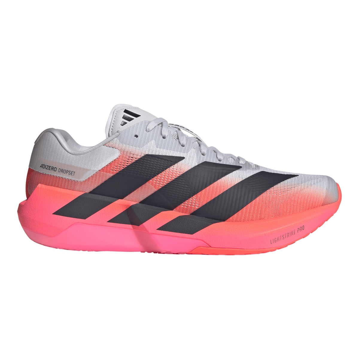 adidas adizero Dropset Pro Tävlingssko Herrar - grå, rosa