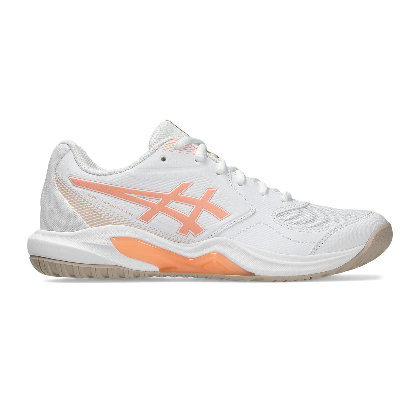 ASICS Gel-Dedicate 9 Allroundsko Damer - vit, aprikos