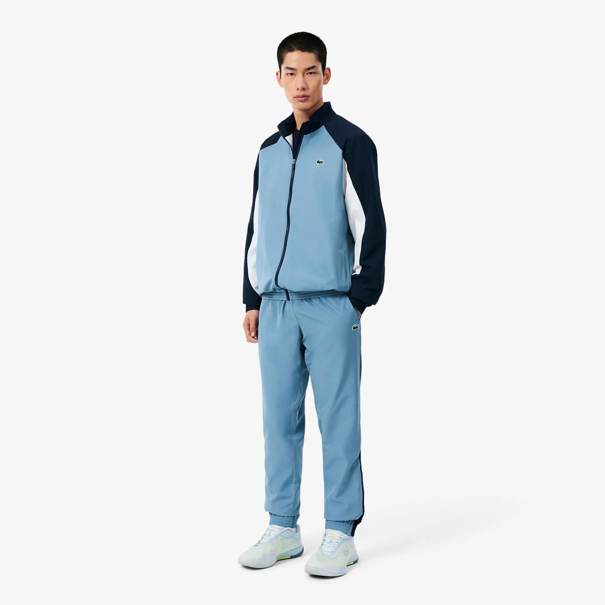 Lacoste Träningsoverall Herrar - blå, vit