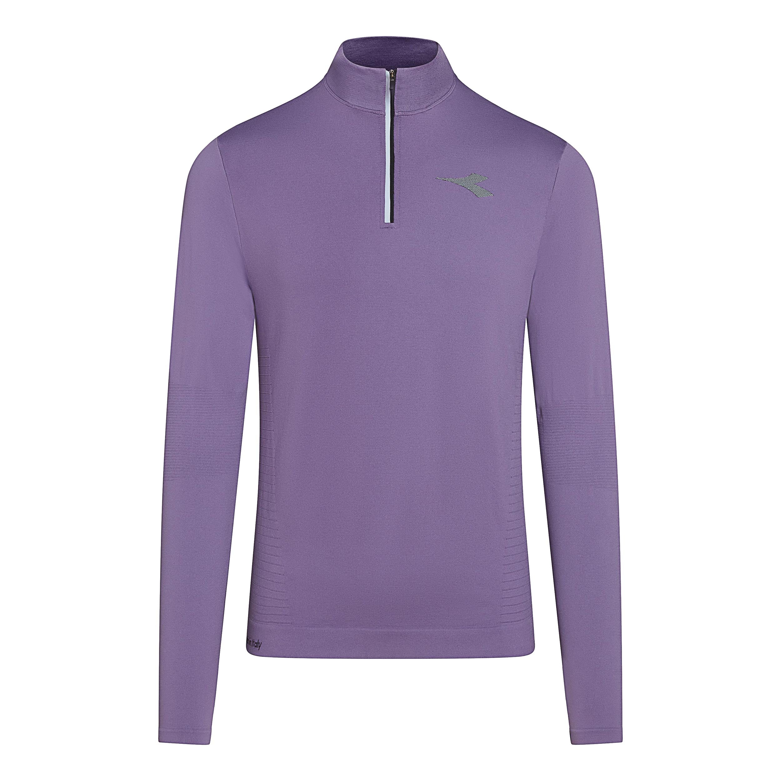 Diadora 1/2 Zip Stratouno Långärmat Herrar - lila
