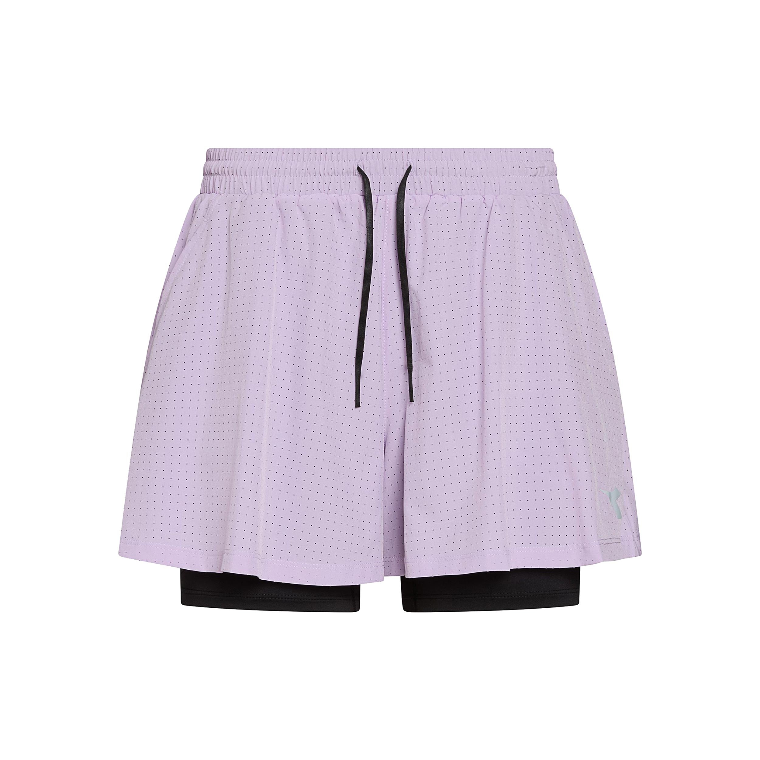 Diadora 2in1 Shorts Damer - syrén