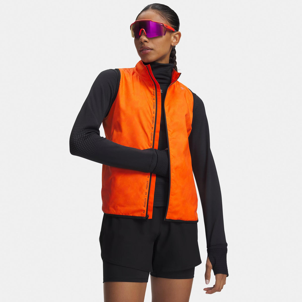 Under Armour Velociti ColdWeather Storm  Löparvästar Damer - orange