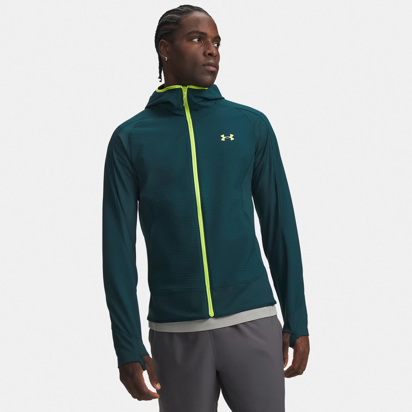 Under Armour Explor Offgrid  Löparjacka Herrar - grön