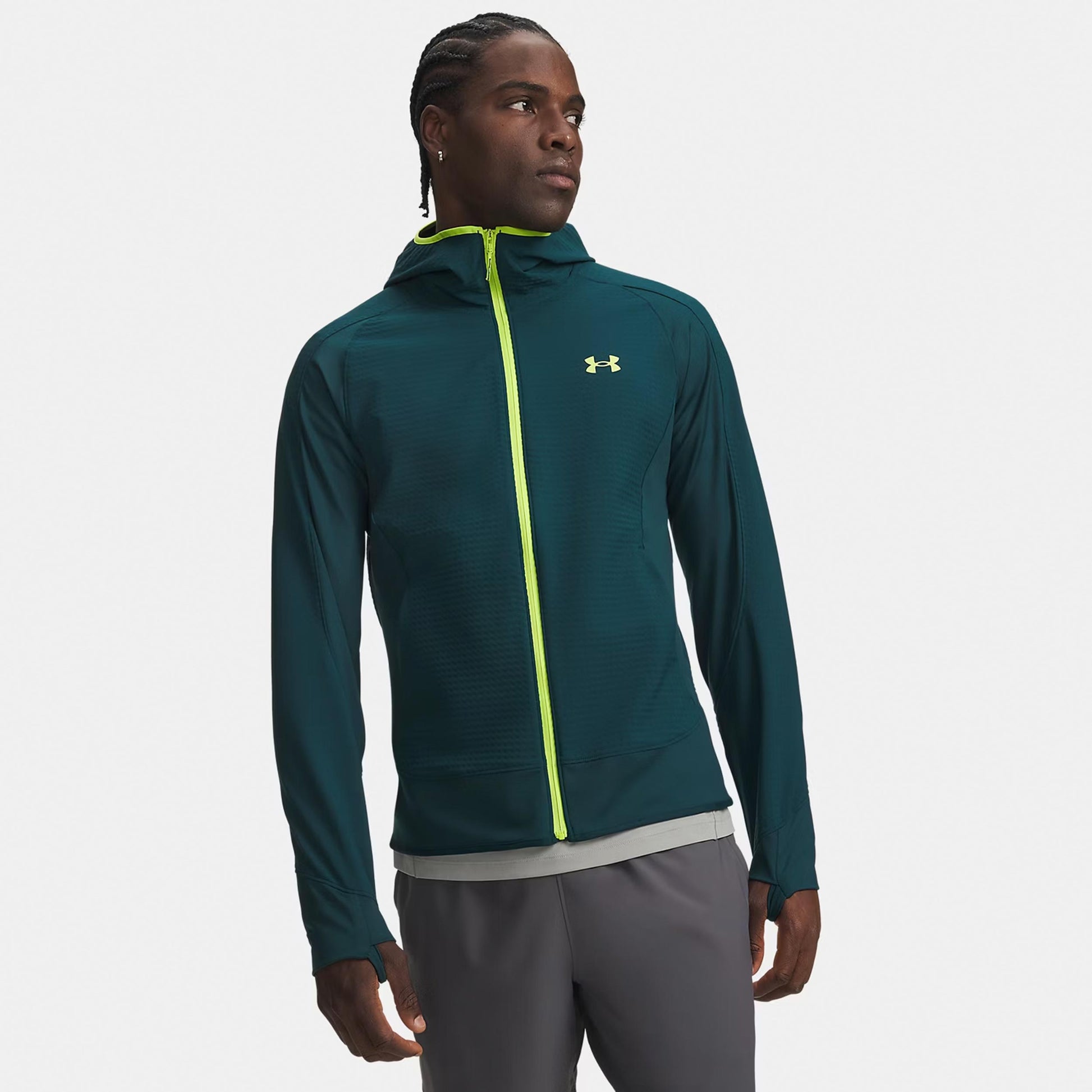 Under Armour Explor Offgrid  Löparjacka Herrar - grön