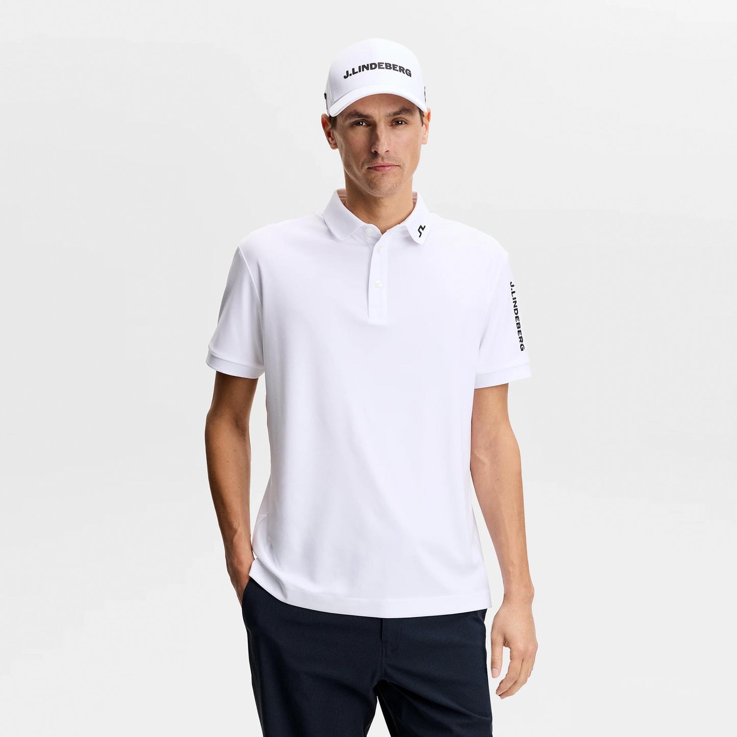 JLindeberg Tour Tech Polo Herrar - vit