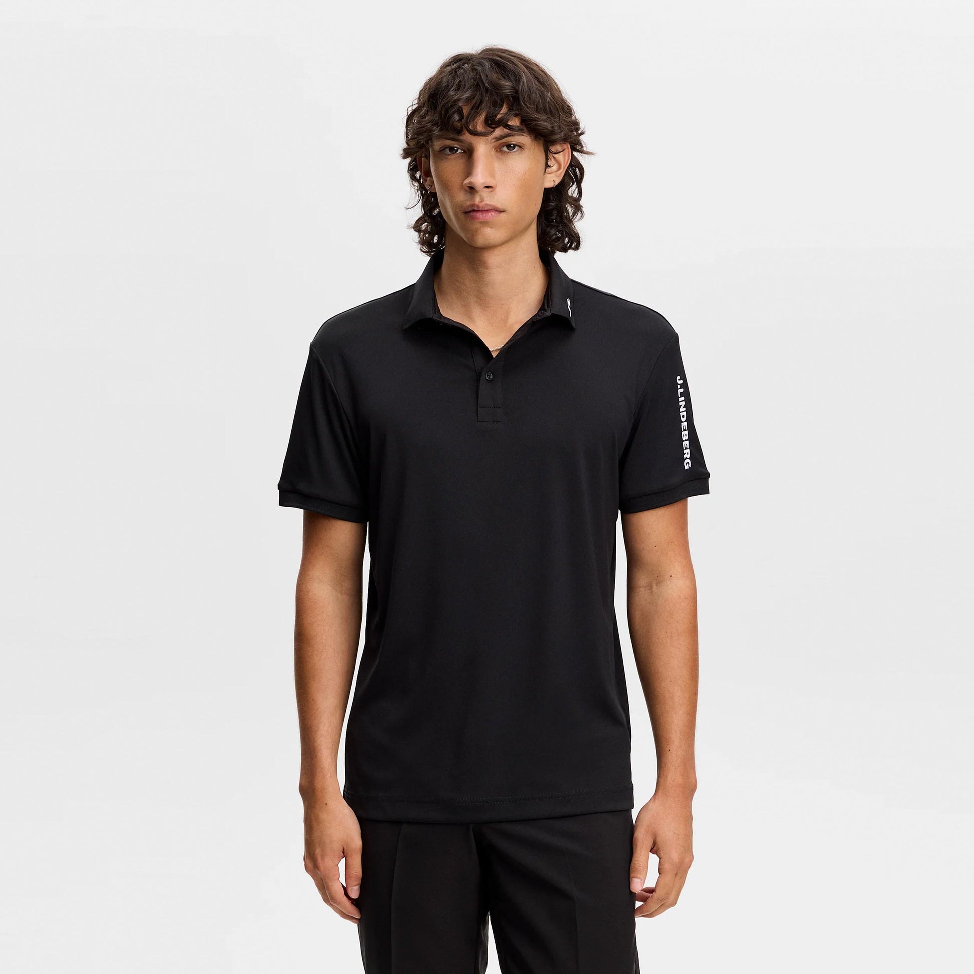 JLindeberg Tour Tech Polo Herrar - svart
