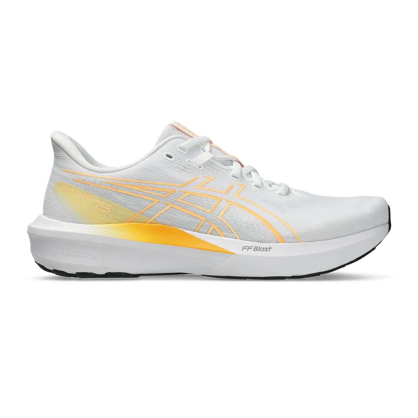 ASICS GT-1000 15 Stabilitetssko Herrar - vit, orange