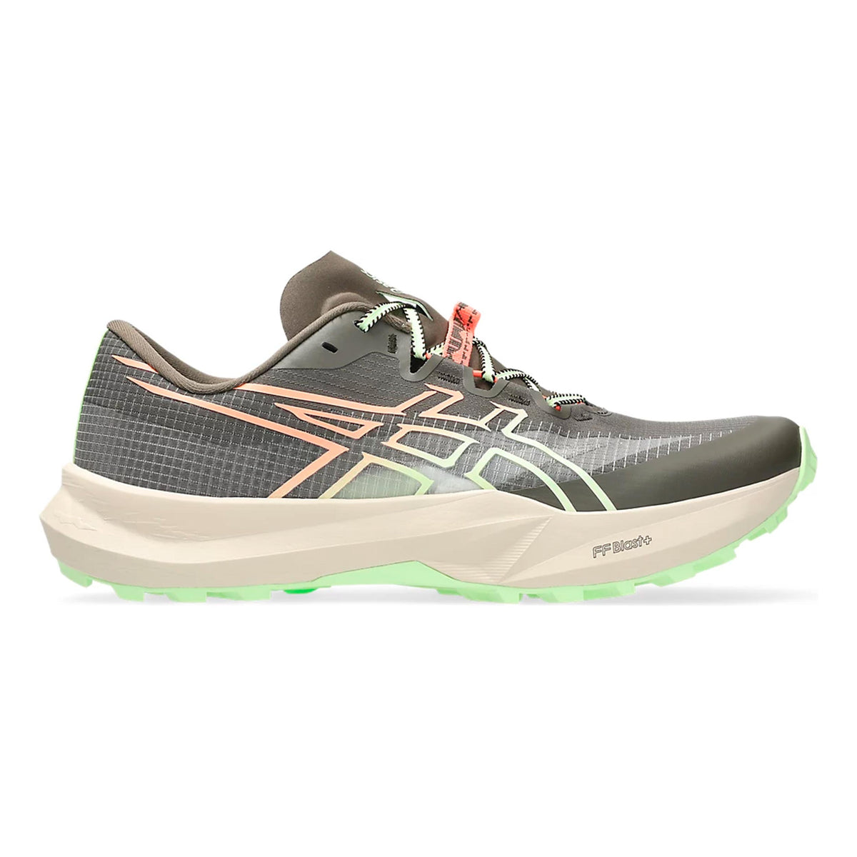 ASICS Fuji Lite 7 Terrängsko Unisex - brun, gul
