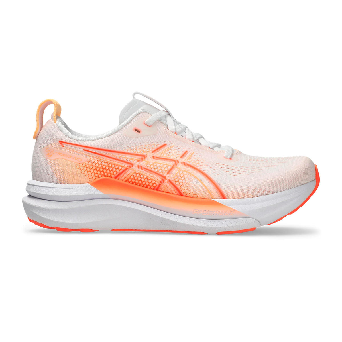 ASICS Gel-Kayano 33 Stabilitetssko Damer - vit, orange