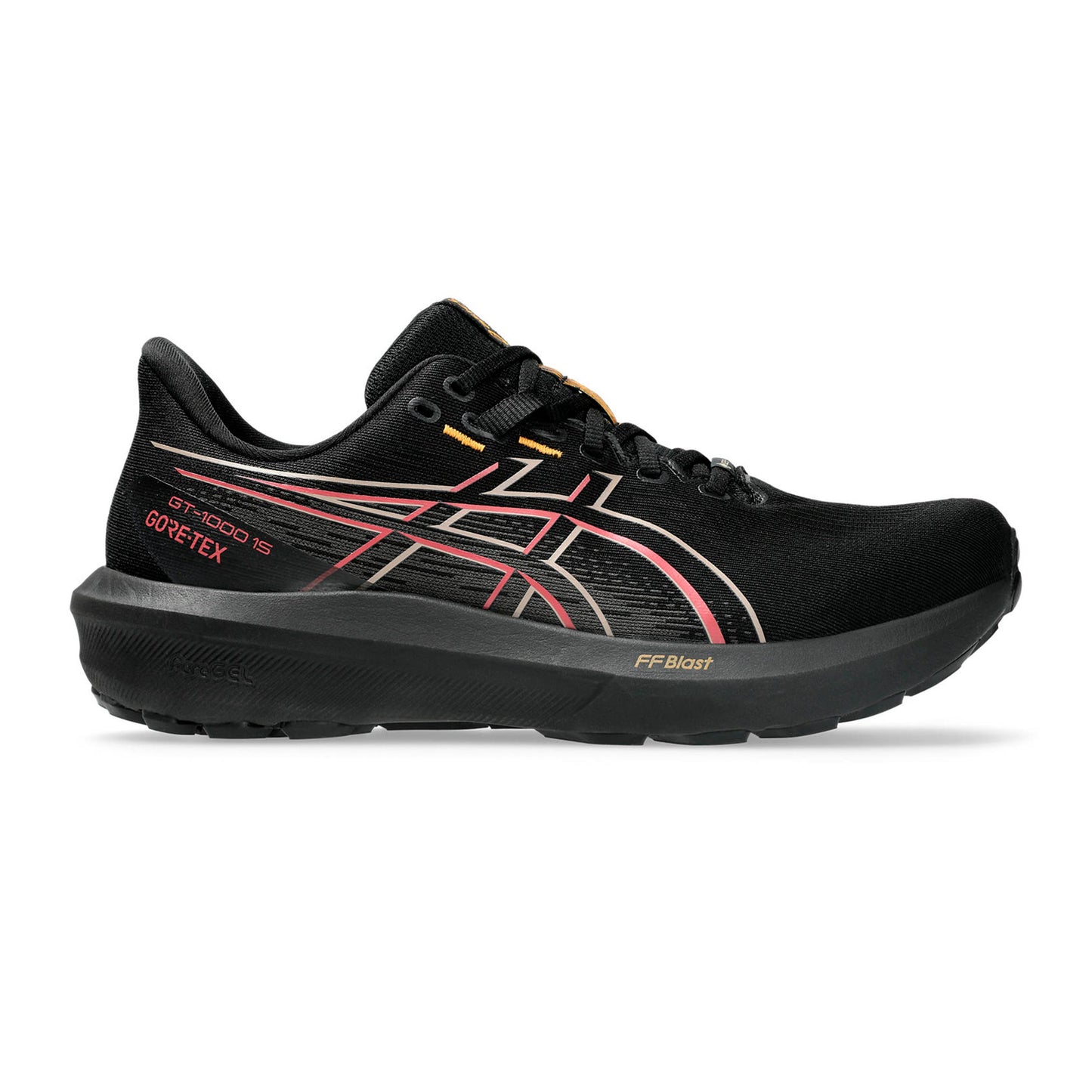 ASICS GT-1000 15 GTX Stabilitetssko Herrar - svart, rosa