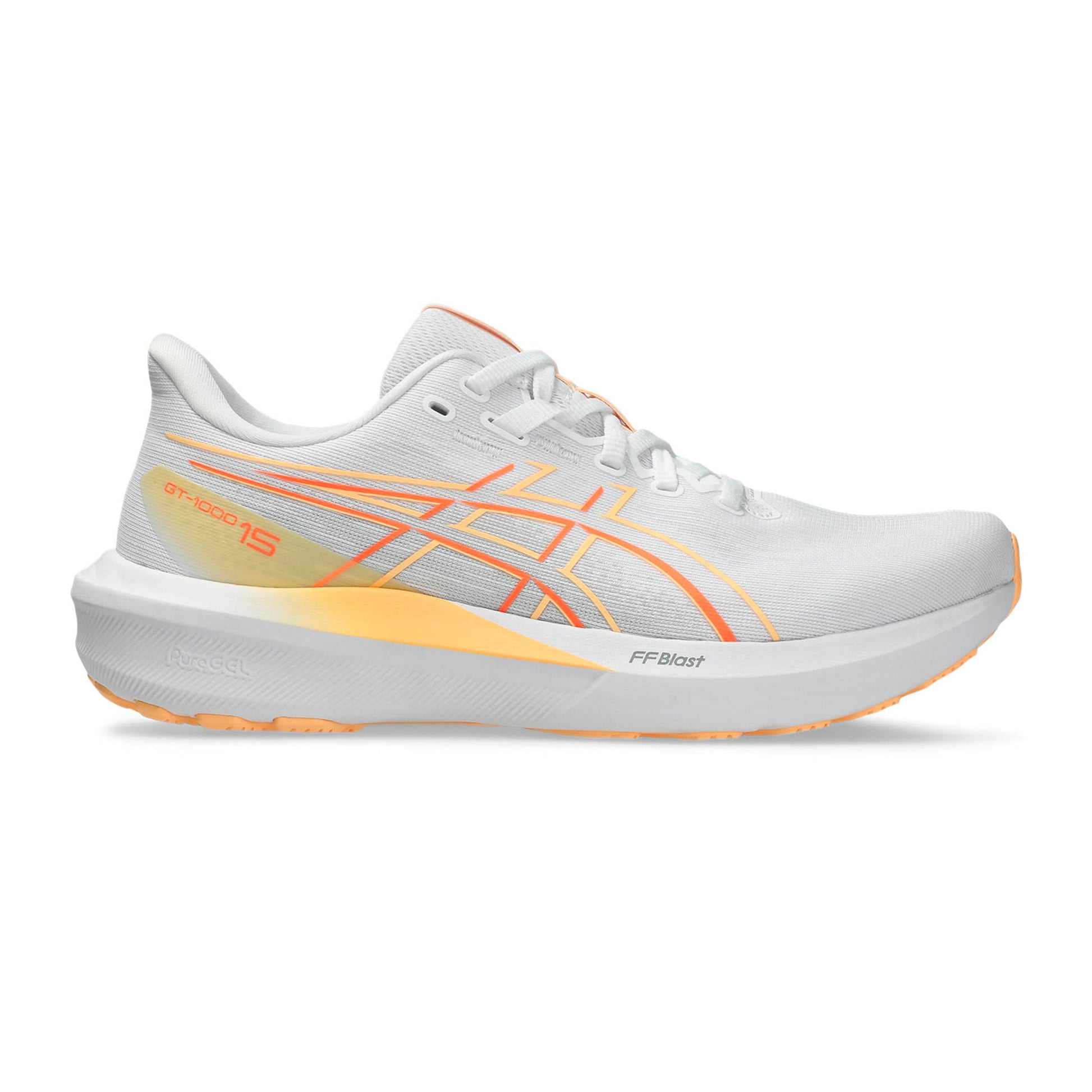ASICS GT-1000 15 Stabilitetssko Damer - vit, orange
