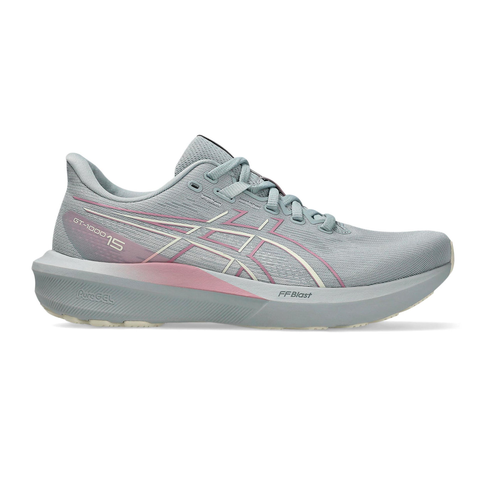 ASICS GT-1000 15 Stabilitetssko Damer - blågrå, creme