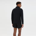 Edmond 1/4 Zip Långärmat Herrar - svart