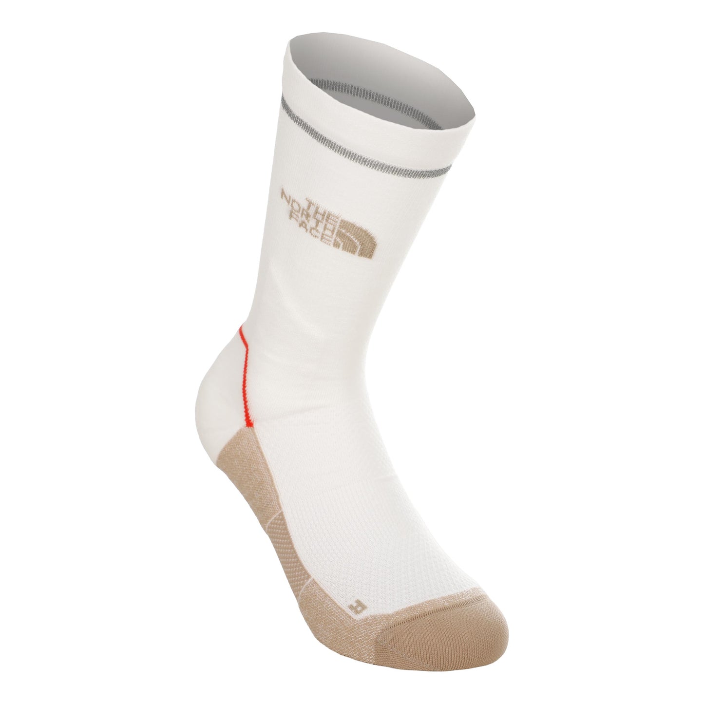 The North Face Trail Run Merino Crew Löparsockor Unisex - creme, brun