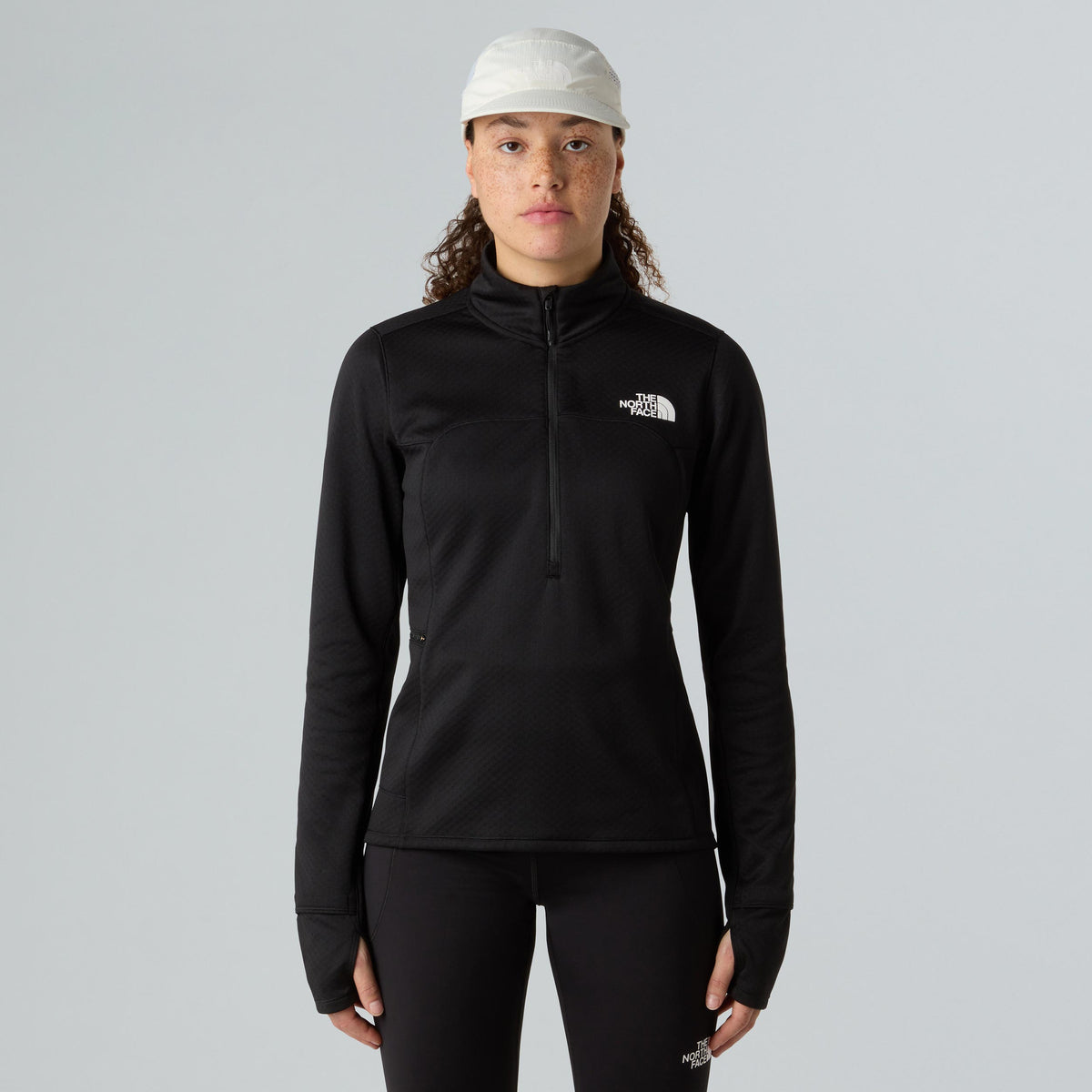 The North Face Winter Warm Pro 1/4 Zip Löpartröja Damer - svart