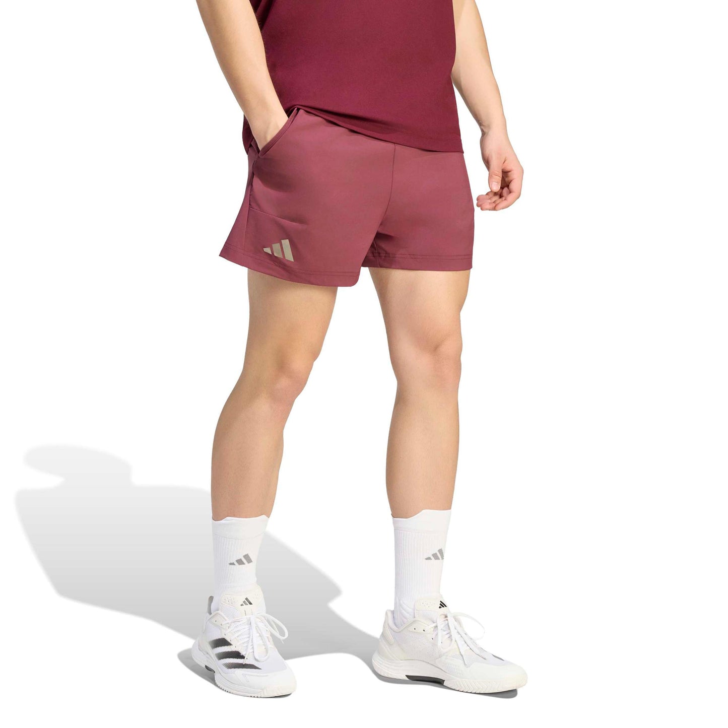 adidas Short & Tight Set Shorts Herrar - rött vin
