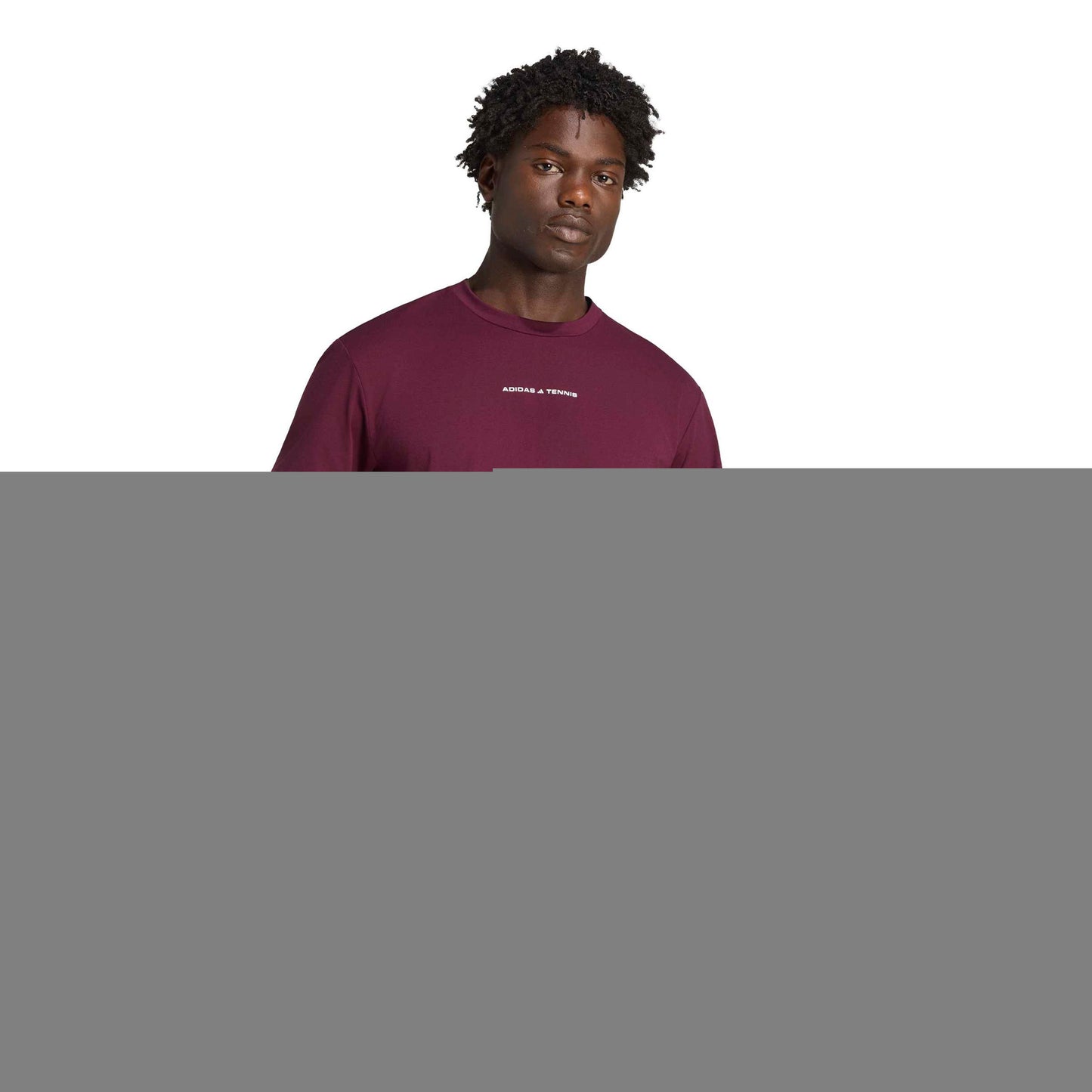 adidas T-shirt Herrar - rött vin