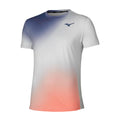 Graphic T-shirt Herrar - ljusgrå, korall