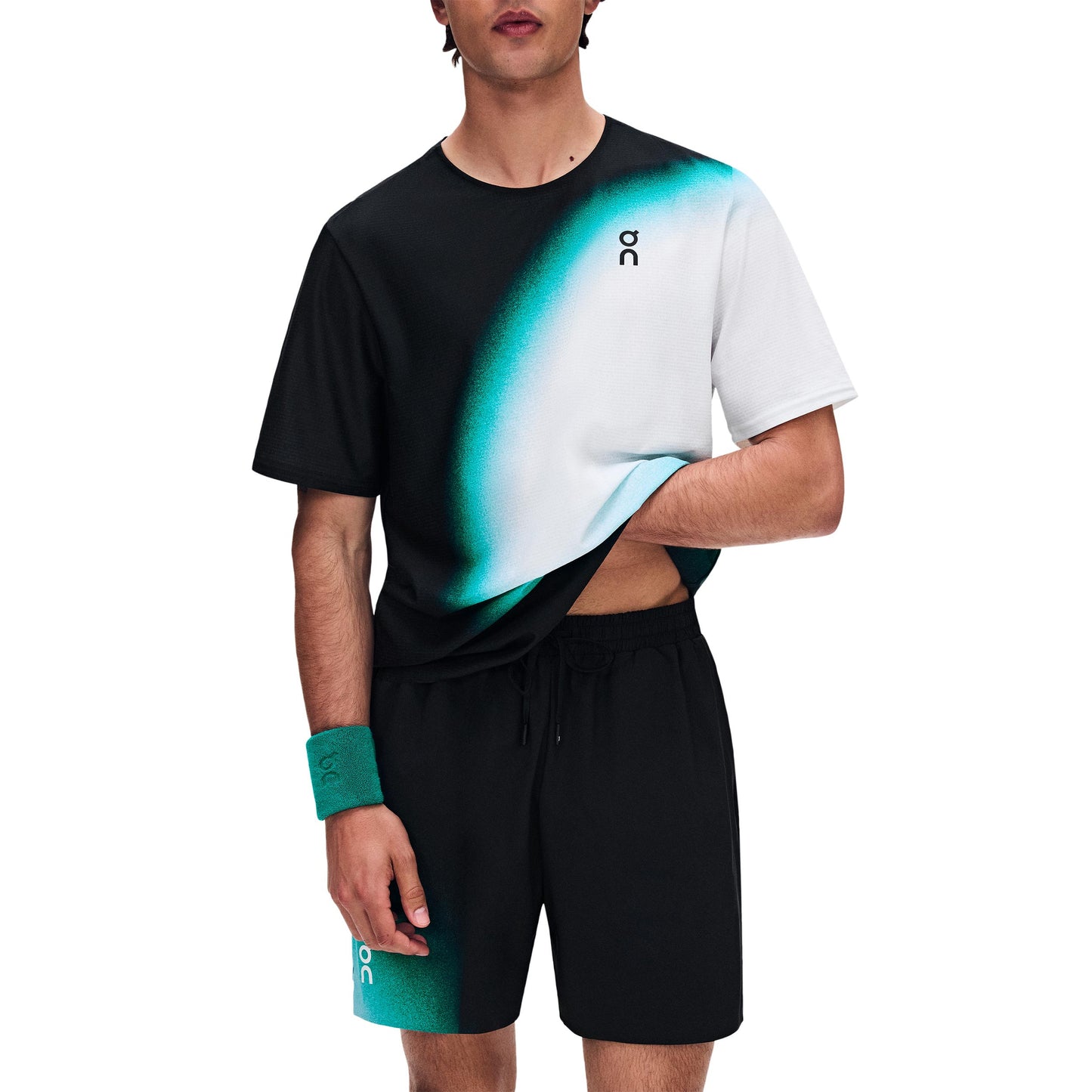 On 5Inch Court Swing Shorts Herrar - svart, grön