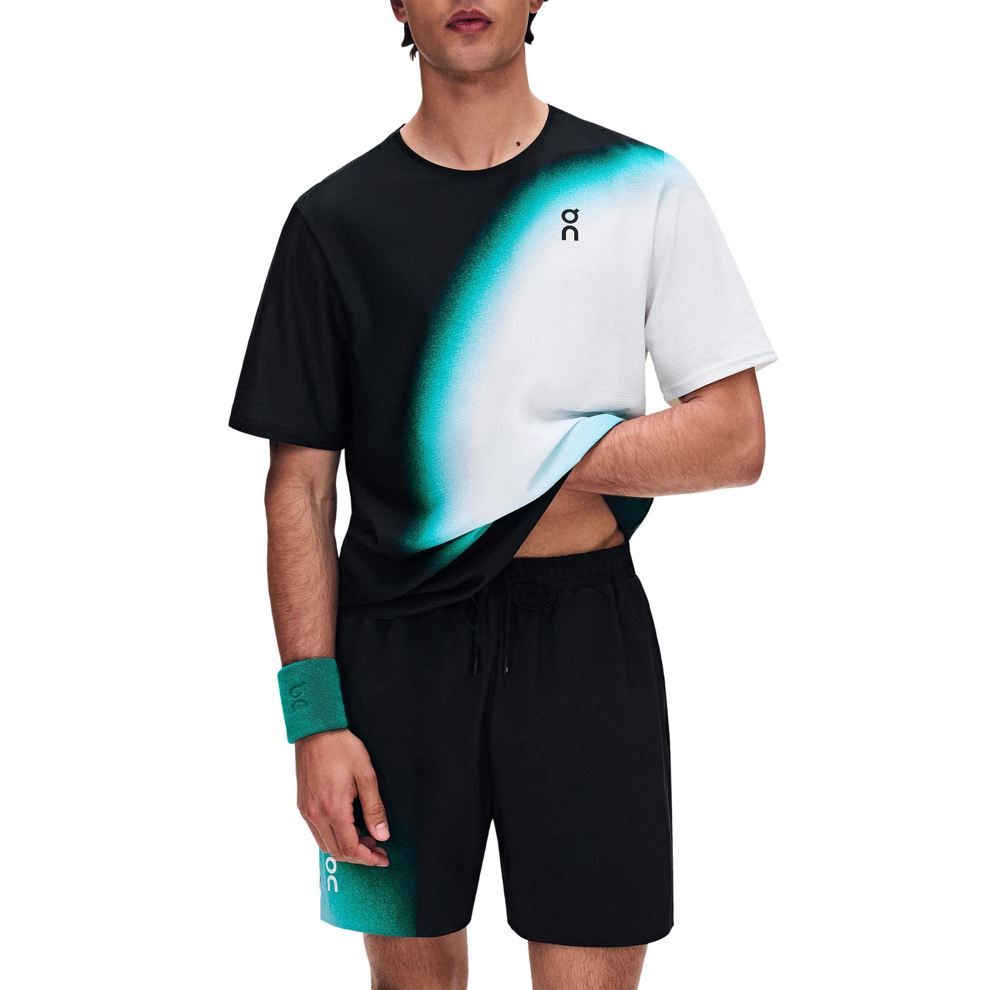 On 5Inch Court Swing Shorts Herrar - svart, grön