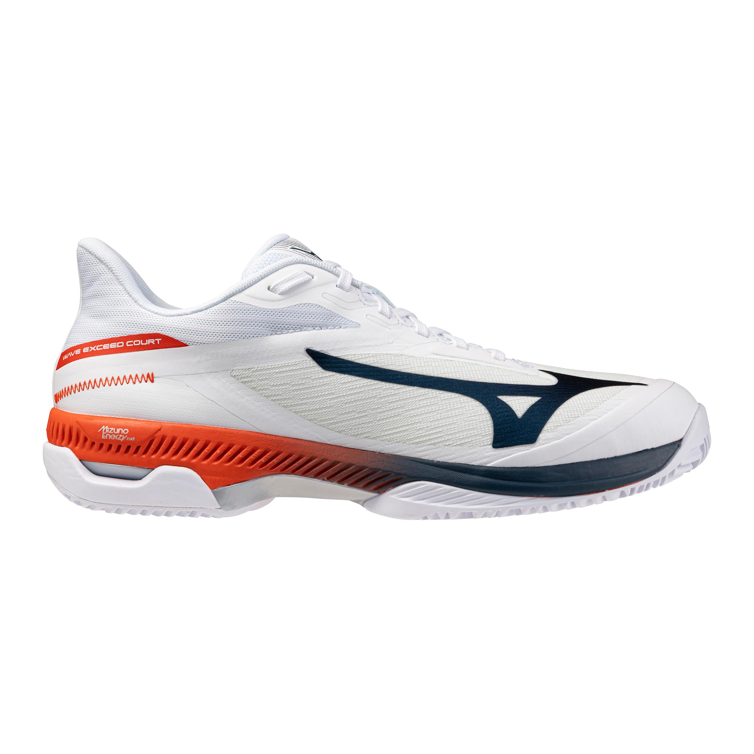 Mizuno Wave Exceed Court Sko för grus Herrar - vit, blå