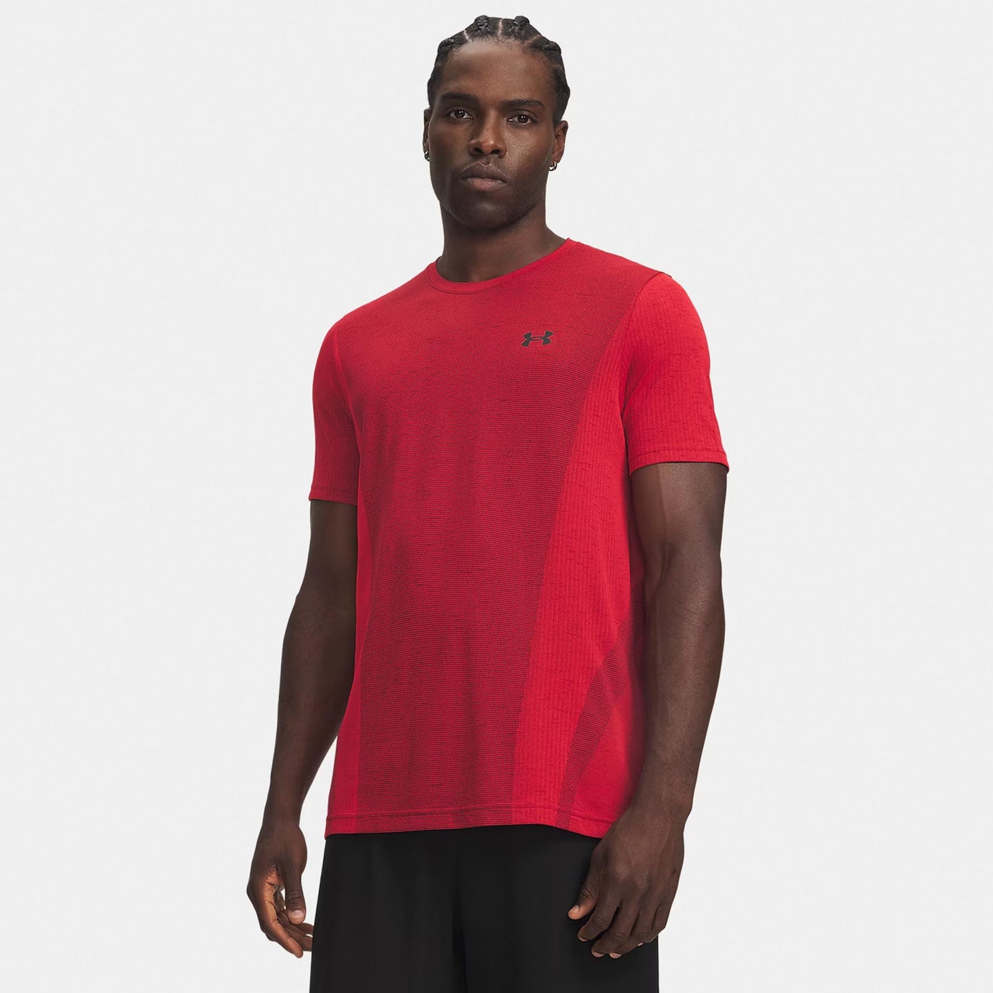 Under Armour Vanish Seamless T-shirt Herrar - röd, svart