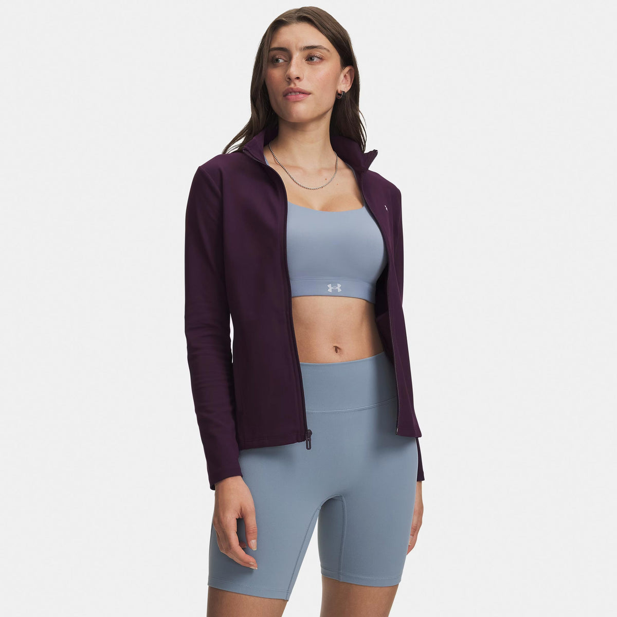 Under Armour Motion Full-Zip Sweat-jacka Damer - lila, gammal rosa